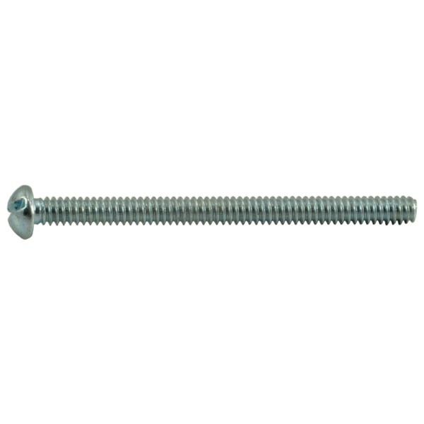 Midwest Fastener #4-40 x 1-1/2 in Slotted Round Machine Screw, Zinc Plated Steel, 48 PK 62167 - main